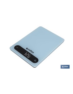 BÁSCULA DE COCINA DIGITAL 10 KG COLOR AZUL 2