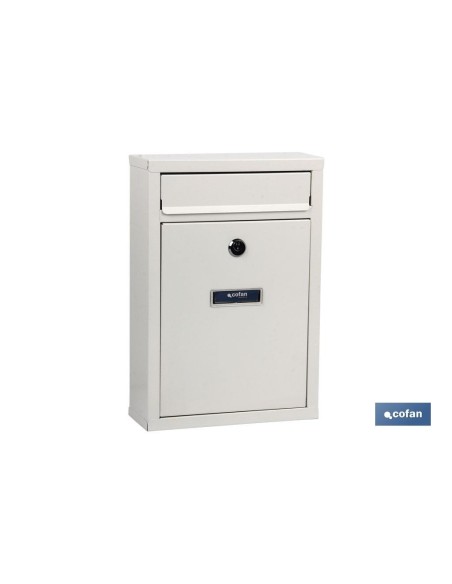 BUZÓN CORREO EXTERIOR BLANCO MODELO LETTER 320x215x85mm