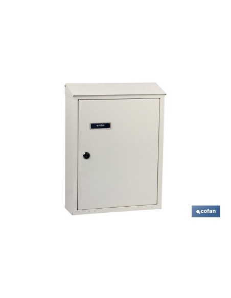 BUZÓN CORREO EXTERIOR BLANCO MODELO POST 385x290x100mm
