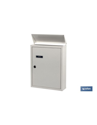 BUZÓN CORREO EXTERIOR NEGRO MODELO POST 385x290x100mm