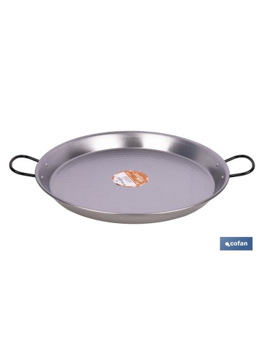 PAELLERA ACERO PULIDA Ø34cm