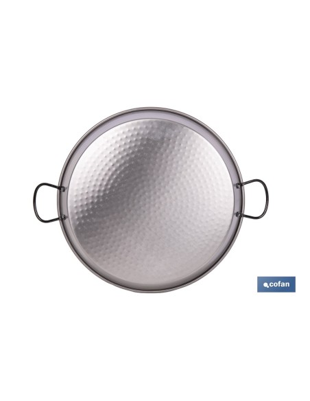 PAELLERA ACERO PULIDA Ø38cm
