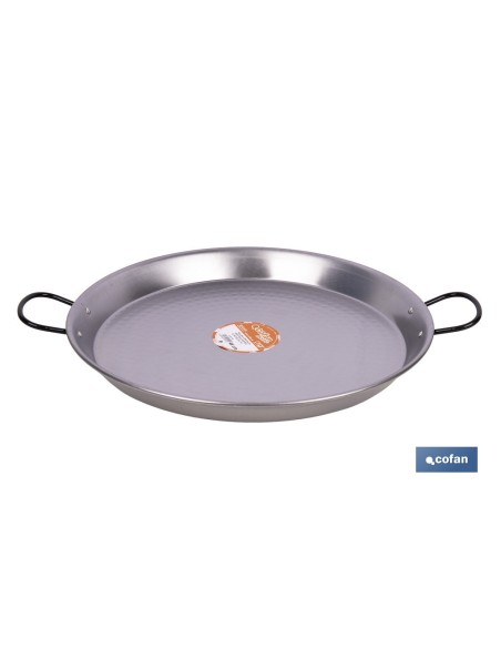 PAELLERA ACERO PULIDA Ø46cm