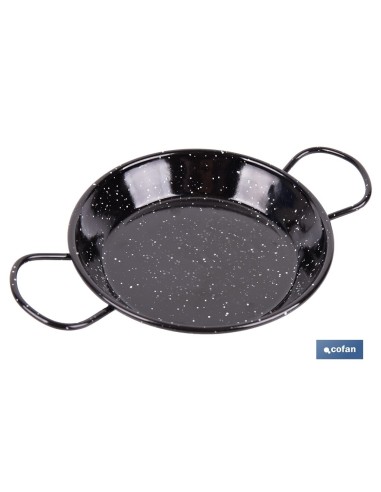 PAELLERA ACERO ESMALTADA Ø10cm