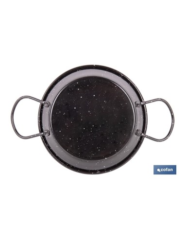 PAELLERA ACERO ESMALTADA Ø15cm