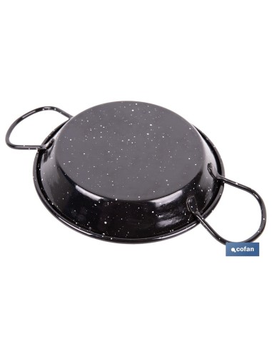 PAELLERA ACERO ESMALTADA Ø15cm