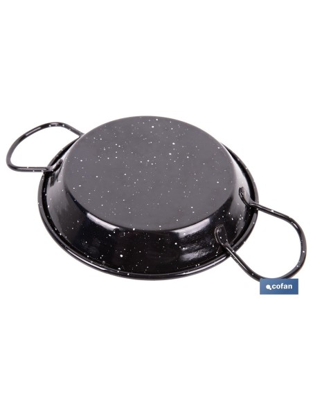 PAELLERA ACERO ESMALTADA Ø15cm