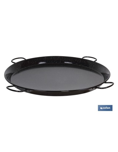 PAELLERA ACERO ESMALTADA Ø80cm (4 asas)