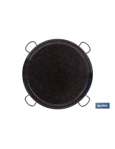 PAELLERA ACERO ESMALTADA Ø90cm (4 asas)