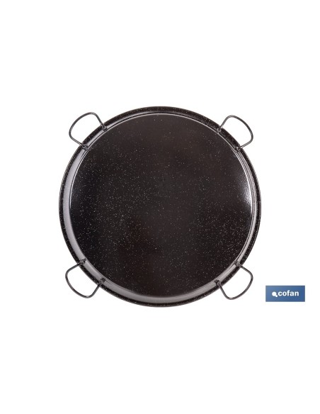 PAELLERA ACERO ESMALTADA Ø90cm (4 asas)