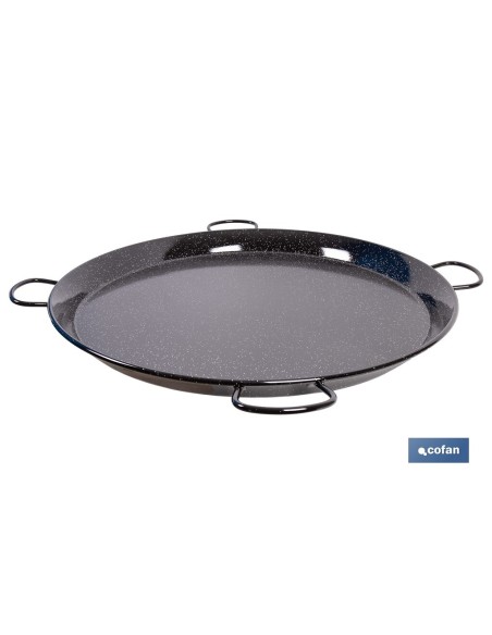 PAELLERA ACERO ESMALTADA Ø90cm (4 asas)