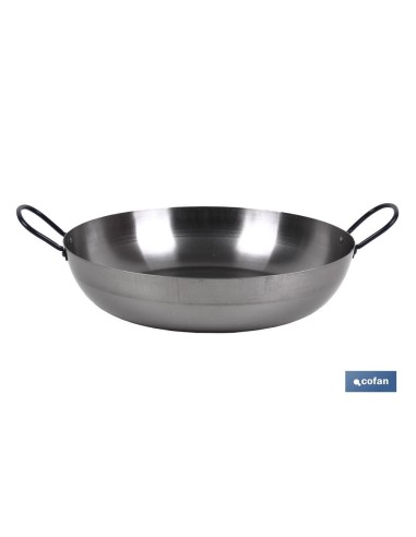 SARTEN LIONESA ACERO C/ASAS Ø36cm