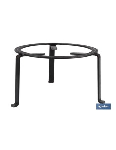 TRÉBEDE DE FORJA REDONDA Ø35cm 2