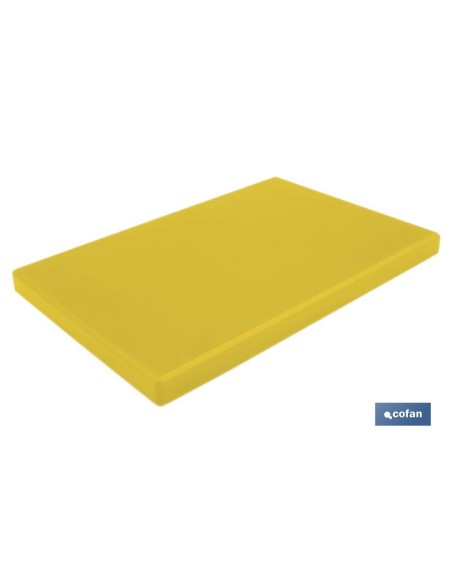 TABLA CORTE AMARILLO 30x20x1,5 cm. MODELO BRESA