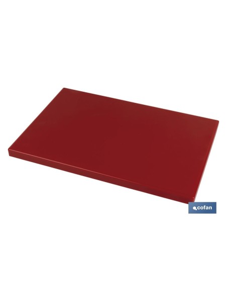 TABLA CORTE ROJO 50X30X1.5cm MODELO BRESA