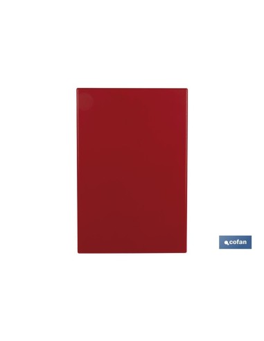 TABLA CORTE ROJO 50X30X1.5cm MODELO BRESA