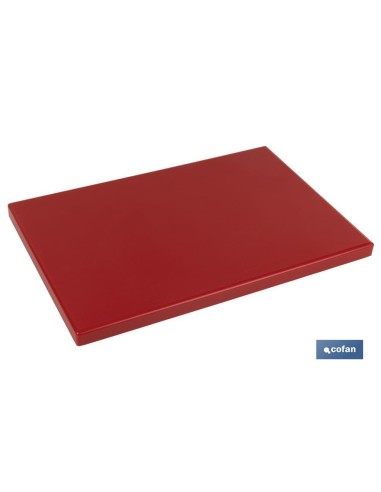 TABLA CORTE ROJO 50X30X1.5cm MODELO BRESA