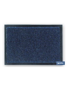 FELPUDO INTERIOR POLIPROPILENO 40X60cm AZUL