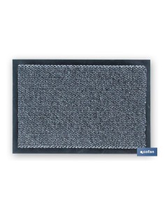 FELPUDO INTERIOR POLIPROPILENO 40X60cm GRIS
