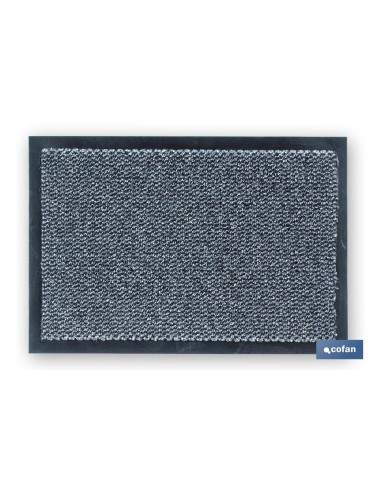 FELPUDO INTERIOR POLIPROPILENO 40X60cm GRIS