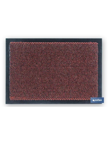 FELPUDO INTERIOR POLIPROPILENO 40X60cm ROJO