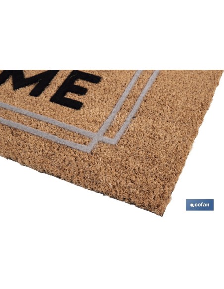 FELPUDO INTERIOR COCO FLOQUEADO 40 X 60 X 1.60 CM (HOME)