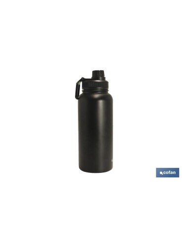 BOTELLA EXTREME DEPORTIVA COLOR NEGRO 550 ml