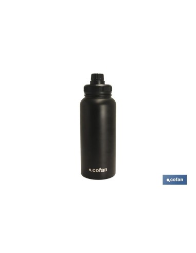 BOTELLA EXTREME DEPORTIVA COLOR NEGRO 950 ml