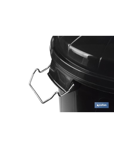 CUBO DE BASURA CON ASAS METÁLICAS 100 L