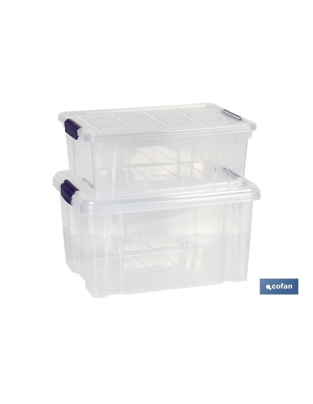 CAJA DE ORDENACION 16L MODELO RICORDI 40X30X21cm POLIPROPILENO