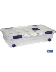 CAJA ORDENACION CON RUEDAS 30L MODELO RICORDI 73X41X18cm 2