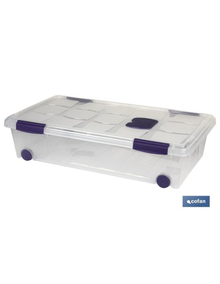CAJA ORDENACION CON RUEDAS 57L MODELO RICORDI 62X45X32cm