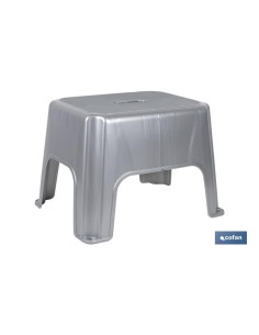 TABURETE GRIS 40X30X28