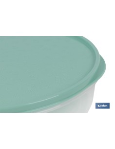 FIAMBRERA TORTILLA REDONDA AMARILLO 24.5X6.5cm venta unitaria 2