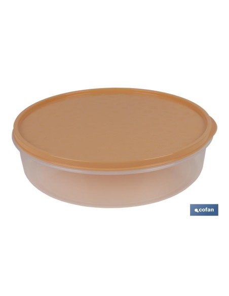 FIAMBRERA TORTILLA REDONDA NARANJA 24.5X6.5cm