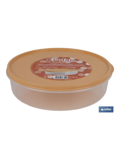FIAMBRERA TORTILLA REDONDA NARANJA 24.5X6.5cm