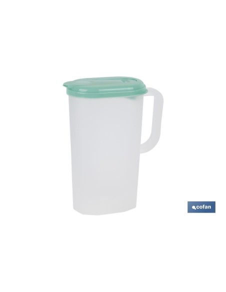 JARRA DE AGUA 2L VERDE MODELO MANANTIAL 25X19X9.5cm venta unitaria