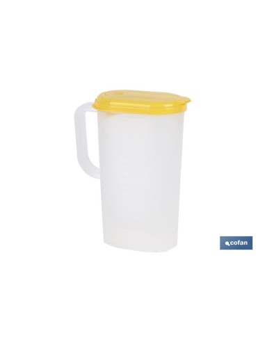 JARRA DE AGUA 2L AMARILLO MODELO MANANTIAL 25X19X9.5cm
