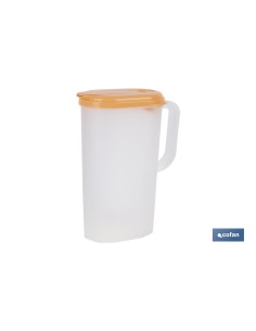 JARRA DE AGUA 2L NARANJA MODELO MANANTIAL 25X19X9.5cm 2