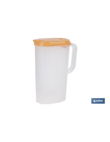 JARRA DE AGUA 2L NARANJA MODELO MANANTIAL 25X19X9.5cm