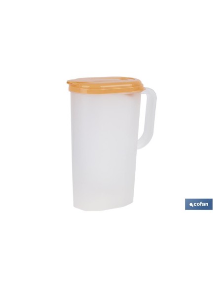 JARRA DE AGUA 2L NARANJA MODELO MANANTIAL 25X19X9.5cm