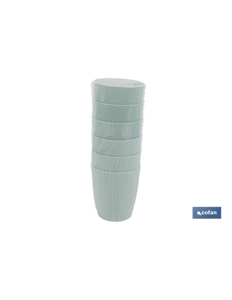 VASO DE AGUA VERDE AGUA MODELO NARA 400ml