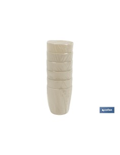 VASO DE AGUA BEIGE MODELO NARA 400ml 2