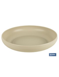 PLATO BEIGE 20cm MODELO NARA 850ml