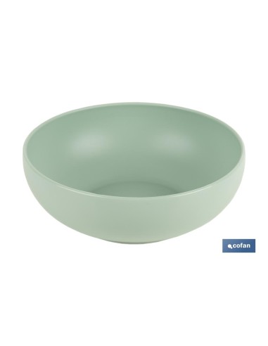 CUENCO VERDE AGUA 16cm MODELO NARA 800ml (venta unitaria)