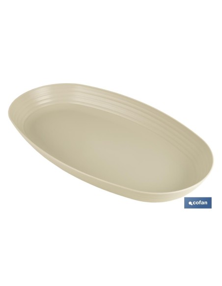 FUENTE OVALADA BEIS 39 x22x 4,5 cm MODELO NARA 2000ml venta unitaria