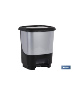 CUBO PEDAL CLASS GRIS 10 L