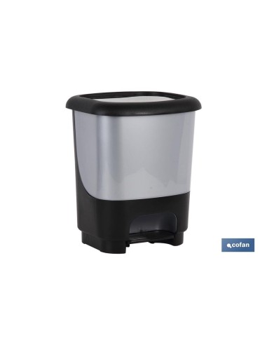 CUBO PEDAL CLASS GRIS 10 L