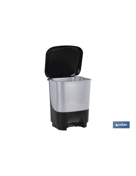 CUBO PEDAL CLASS GRIS 10 L