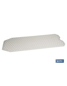 ALFOMBRA PLUS ANTIDESLIZANTE CON VENTOSAS BAÑERA /DUCHA BLANCO 40 X104 cm